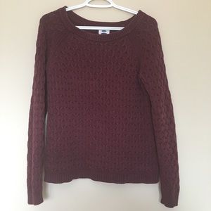 Burgandy sweater